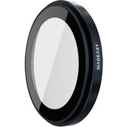 iPhone 16 iPhone16 Plus 対応 カメラ保護 フィルム 指紋 傷 防止 カメラ レンズカバー アルミ 高透過率 サファイア クリスタル カメラカバー Lenz ブラック ME_IPDSPCTLC_BK