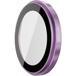 iPhone 16 iPhone16 Plus 対応 カメラ保護 フィルム 指紋 傷 防止 カメラ レンズカバー アルミ 高透過率 サファイア クリスタル カメラカバー Lenz オーキッド ME_IPDSPCTLC_OD