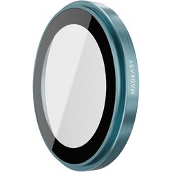 iPhone 16 iPhone16 Plus 対応 カメラ保護 フィルム 指紋 傷 防止 カメラ レンズカバー アルミ 高透過率 サファイア クリスタル カメラカバー Lenz ビスタブルー ME_IPDSPCTLC_VB
