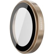 iPhone 16 Pro iPhone16 Pro Max 対応 カメラ保護 フィルム 指紋 傷 防止 カメラ レンズカバー アルミ 透明 サファイア クリスタル カメラカバー Lenz チタニウムデザート ME_IPUSPCTLC_TD
