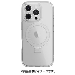 iPhone 16 Pro 対応 ケース クリア MagSafe 対応 スタンド リング付き 耐衝撃 MIL規格 スマホケース マグセーフ リング スマホカバー MagStand M トランスパレント SE_IPRCSPTMN_TR