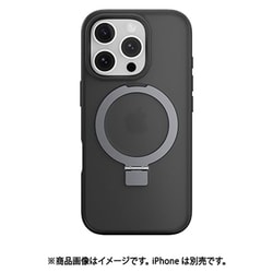iPhone 16 Pro 対応 ケース クリア MagSafe 対応 スタンド リング付き 耐衝撃 MIL規格 スマホケース マグセーフ リング スマホカバー MagStand M アッシュ SE_IPRCSPTMN_AS