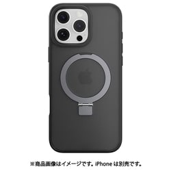 iPhone 16 Pro Max 対応 ケース クリア MagSafe 対応 スタンド リング付き 耐衝撃 MIL規格 スマホケース マグセーフ リング スマホカバー MagStand M アッシュ SE_IPGCSPTMN_AS