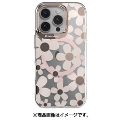 iPhone 16 Pro 対応 ケース 花柄 クリア オシャレ 可愛い MagSafe 対応 耐衝撃 スマホケース 花 かわいい マグセーフ スマホカバー Fleur M ロゼ SE_IPRCSPTFU_RS