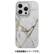 iPhone 16 Pro 対応 ケース クリア オシャレ イラスト アート 柄 耐衝撃 スマホケース おしゃれ かわいい スマホカバー Artist マーブルホワイト SE_IPRCSPTAT_MW