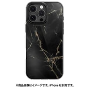 iPhone 16 Pro Max 対応 ケース クリア オシャレ イラスト アート 柄 耐衝撃 スマホケース おしゃれ かわいい スマホカバー Artist マーブルブラック SE_IPGCSPTAT_MB
