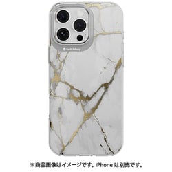 iPhone 16 Pro Max 対応 ケース クリア オシャレ イラスト アート 柄 耐衝撃 スマホケース おしゃれ かわいい スマホカバー Artist マーブルホワイト SE_IPGCSPTAT_MW