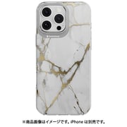 iPhone 16 Pro Max 対応 ケース クリア オシャレ イラスト アート 柄 耐衝撃 スマホケース おしゃれ かわいい スマホカバー Artist マーブルホワイト SE_IPGCSPTAT_MW