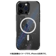 iPhone 16 Pro Max 対応 ケース クリア オシャレ キラキラ 可愛い MagSafe 対応 耐衝撃 スマホケース ラメ かわいい マグセーフ スマホカバー Cosmos M ネビュラ SE_IPGCSPTOM_NB
