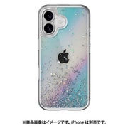 iPhone 16 対応 ケース クリア オシャレ キラキラ 可愛い 耐衝撃 スマホケース ラメ かわいい スマホカバー StarField ギャラクシー SE_IPNCSPTSF_GL