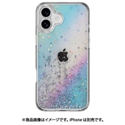 iPhone 16 Plus 対応 ケース クリア オシャレ キラキラ 可愛い 耐衝撃 スマホケース ラメ かわいい スマホカバー StarField ギャラクシー SE_IPBCSPTSF_GL