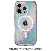 iPhone 16 Pro 対応 ケース クリア オシャレ キラキラ 可愛い MagSafe 対応 耐衝撃 スマホケース ラメ かわいい マグセーフ スマホカバー Starfield M ギャラクシー SE_IPRCSPTFM_GL