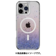 iPhone 16 Pro Max 対応 ケース クリア オシャレ キラキラ 可愛い MagSafe 対応 耐衝撃 スマホケース ラメ かわいい マグセーフ スマホカバー Starfield M トワイライト SE_IPGCSPTFM_TW