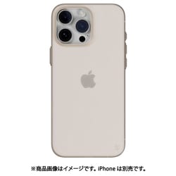 iPhone 16 Pro Max 対応 ケース 超 薄型 軽量 指紋 傷 防止 スマホケース サラサラ フロスト クリア スマホカバー 0.35 デザート SE_IPGCSPP35_DS