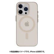 iPhone 16 Pro 対応 ケース Magsafe 対応 超 薄型 軽量 指紋 傷 防止 スマホケース サラサラ フロスト クリア マグセーフ スマホカバー 0.35 M デザート SE_IPRCSPP3M_DS