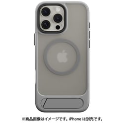 iPhone 16 Pro Max 対応 ケース クリア MagSafe 対応 縦置き 横置き 可能 スタンド 付き 耐衝撃 スマホケース MIL規格 マグセーフ スマホカバー Easy Stand M チタニウム SE_IPGCSPTEM_TI