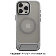 iPhone 16 Pro Max 対応 ケース クリア MagSafe 対応 縦置き 横置き 可能 スタンド 付き 耐衝撃 スマホケース MIL規格 マグセーフ スマホカバー Easy Stand M チタニウム SE_IPGCSPTEM_TI