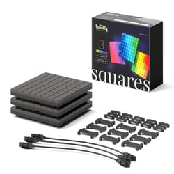 LEDパネル Twinkly squares 3枚 スレーブパネルセット USB-C TWQ064STW-03-BAD