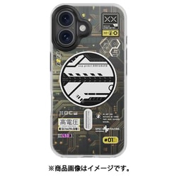 iPhone 16 対応 ケース MagSafe 対応 クリア オシャレ イラスト アート 柄 耐衝撃 スマホケース おしゃれ マグセーフ スマホカバー Artist M サイバー SE_IPNCSPTUM_CY