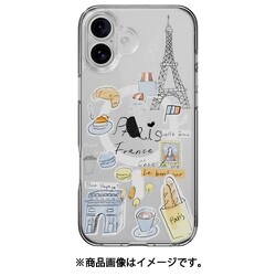 iPhone 16 Plus 対応 ケース MagSafe 対応 クリア オシャレ イラスト アート 柄 耐衝撃 スマホケース おしゃれ マグセーフ スマホカバー Style M パリ SE_IPBCSPTSC_PR