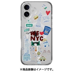 iPhone 16 Plus 対応 ケース MagSafe 対応 クリア オシャレ イラスト アート 柄 耐衝撃 スマホケース おしゃれ マグセーフ スマホカバー Style M ニューヨーク SE_IPBCSPTSC_NY
