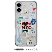 iPhone 16 Plus 対応 ケース MagSafe 対応 クリア オシャレ イラスト アート 柄 耐衝撃 スマホケース おしゃれ マグセーフ スマホカバー Style M ニューヨーク SE_IPBCSPTSC_NY