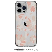 iPhone 16 Pro Max 対応 ケース MagSafe 対応 クリア オシャレ イラスト アート 柄 耐衝撃 スマホケース おしゃれ マグセーフ スマホカバー Style M ピンクフラワー SE_IPGCSPTTM_PF