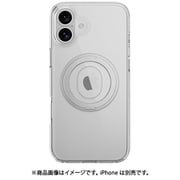 iPhone 16 Plus 対応 ケース クリア MagSafe対応 スタンド リング付き 耐衝撃 MIL規格 スマホケース マグセーフ リング スマホカバー MagStand 360 M with Ring トランスパレント ME_IPBCSPTM6_TR
