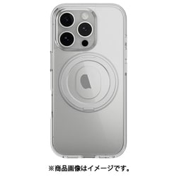 iPhone 16 Pro 対応 ケース クリア MagSafe対応 スタンド リング付き 耐衝撃 MIL規格 スマホケース マグセーフ リング スマホカバー MagStand 360 M with Ring トランスパレント ME_IPRCSPTM6_TR