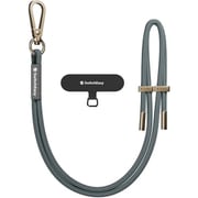 スマホ ショルダー 首掛け 肩掛け 細い ちぎれない ストラップホルダー 付 スマホショルダー ストラップ Easy Strap (6.0mm) ノクティルーセントブルー SE_SPASRNYE5_BL