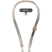 スマホ ショルダー 首掛け 肩掛け 太め ちぎれない ストラップホルダー 付 スマホショルダー ストラップ Easy Strap (20mm) アイスクリームホワイト SE_SPASRNYE4_WH