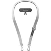 スマホ ショルダー 首掛け 肩掛け 太め ちぎれない ストラップホルダー 付 スマホショルダー ストラップ Easy Strap (20mm) コンクリートグレー SE_SPASRNYE4_CG