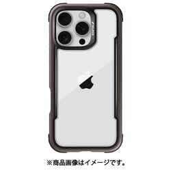 iPhone 16 Pro Max 対応 ケース クリア 耐衝撃 米軍MIL規格 スマホケース 薄型 アルミ フレーム 透明 スマホカバー Shield モカ RT_IPGCSAPSH_MK