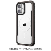 iPhone 16 対応 ケース クリア MagSafe 対応 耐衝撃 米軍 MIL規格 スマホケース アルミ フレーム Shield MagSafe モカ RT_IPNCSAPSA_MK