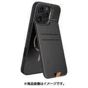 iPhone 16 Pro Max 対応 ケース MagSafe 対応 カード 収納 レザー スマホケース スタンド 付き マグセーフ スマホカバー Slim Magsafe Card Wallet Kickstand ブラック RT_IPGCSPTSK_BK