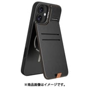 iPhone 16 Plus 対応 ケース MagSafe対応 カード 収納 レザー スマホケース カード入れ スタンド 付き マグセーフ スマホカバー Slim Magsafe Card Wallet Kickstand ブラック RT_IPBCSPTSK_BK