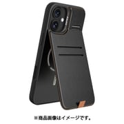 iPhone 16 対応 ケース MagSafe対応 カード 収納 レザー スマホケース スタンド 付き マグセーフ スマホカバー Slim Magsafe Card Wallet Kickstand ブラック RT_IPNCSPTSK_BK