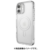 iPhone 16 Plus 対応 ケース MagSafe 対応 耐衝撃 MIL規格 クリア 耐衝撃ケース アルミ フレーム Air MagSafe シルバー RT_IPBCSAPRM_SV