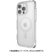 iPhone 16 Pro 対応 ケース MagSafe 対応 耐衝撃 米軍 MIL規格 クリア 耐衝撃ケース アルミ フレーム Air MagSafe シルバー RT_IPRCSAPRM_SV