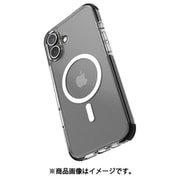 iPhone 16 対応 ケース MagSafe 対応 耐衝撃 クリア カバー 背面 ハード 透明 マグセーフ スマホケース Clear MagSafe ブラック RT_IPNCSPTMC_BK