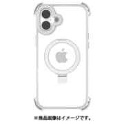 iPhone 16 Plus 対応 ケース クリア MagSafe対応 スタンド リング付き 耐衝撃 MIL規格 スマホケース マグセーフ リング スマホカバー Dual Impact Kick MagSafe クリア RT_IPBCSPTDK_CL