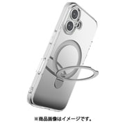 iPhone 16 Plus 対応 ケース クリア マグセーフ 対応 耐衝撃 ストラップホール スタンド 付 スマホケース 背面 ミラー カバー Air Stand Mirror MagSafe クリアミラー RT_IPBCSPTAS_CM