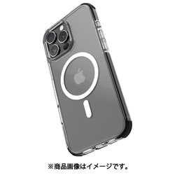 iPhone 16 Pro Max 対応 ケース MagSafe 対応 耐衝撃 クリア カバー 背面 ハード マグセーフ スマホケース Clear MagSafe ブラック RT_IPGCSPTMC_BK