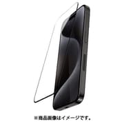 iPhone 16 Pro 対応 ガラスフィルム 9H 強化ガラス 気泡防止 フィルム ラウンドエッジ 加工 指紋防止 保護フィルム Glass Full Coverage クリア RT_IPRSPBGGF_CL