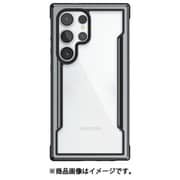 Galaxy S24 Ultra 対応 ケース 耐衝撃 米軍MIL規格 クリア スマホケース アルミ フレーム クリアケース Shield ブラック RT_G4LCSAPSH_BK