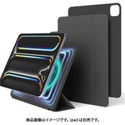 iPad Pro 2024 11インチ 対応 ケース スタンド カバー 強力 マグネット 式 分離式 iPadスタンド 角度調整 可能 背面 保護 マグネットスタンド MAGNET FOLIO ダークグレー EL_PPECSPLMF_DG