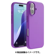iPhone 16 対応 ケース シリコン 耐衝撃 スマホケース 指紋 防止 サラサラ シリコンケース SILICONE CASE ネオンパープル EL_IPNCSSCS3_NP