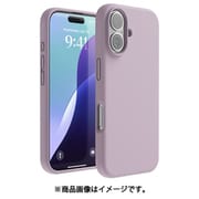 iPhone 16 対応 ケース シリコン 耐衝撃 スマホケース 指紋 防止 サラサラ シリコンケース SILICONE CASE ソフトパープル EL_IPNCSSCS3_SP