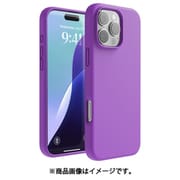 iPhone 16 Pro Max 対応 ケース シリコン 耐衝撃 スマホケース 指紋 防止 サラサラ シリコンケース SILICONE CASE ネオンパープル EL_IPGCSSCS3_NP