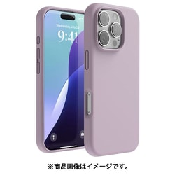 iPhone 16 Pro 対応 ケース シリコン 耐衝撃 スマホケース 指紋 防止 サラサラ シリコンケース SILICONE CASE ソフトパープル EL_IPRCSSCS3_SP